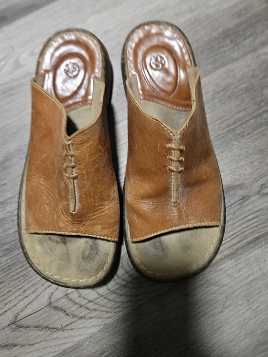 Dr. Martens Shoes - Vintage Dr Martens Slip On Leather Sandals